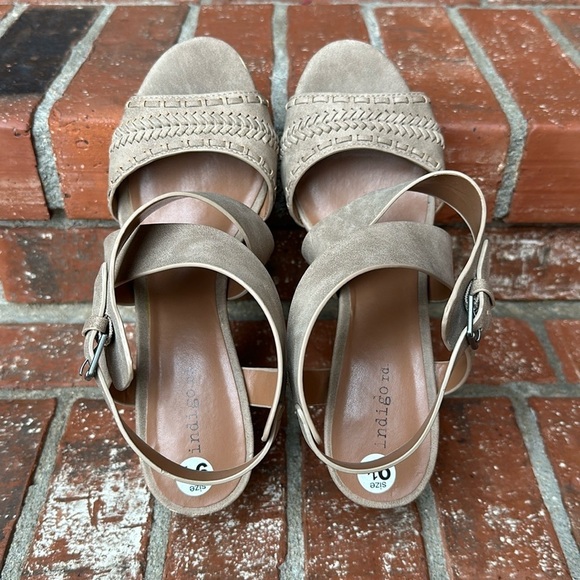 Indigo Rd. Irkash Platform Wedge Sandal Size 9.5 - Picture 5 of 8